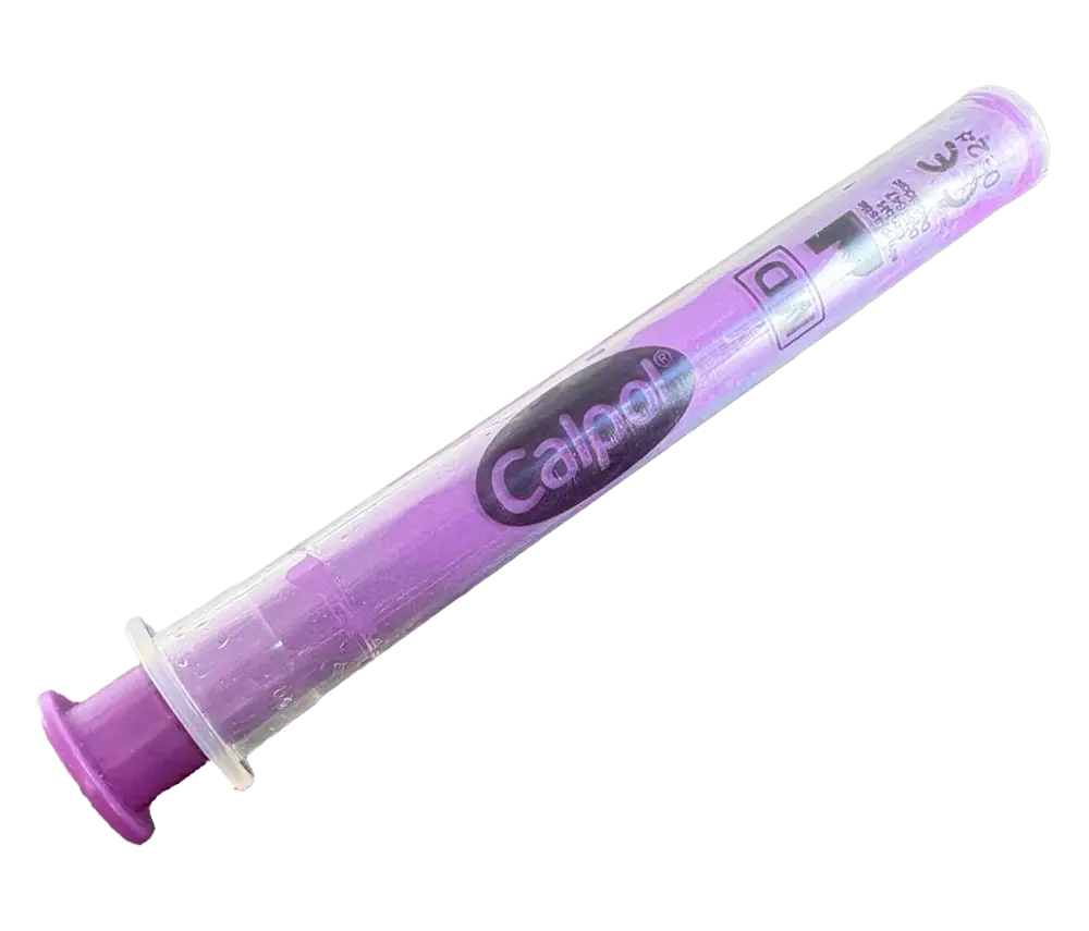 the syringe from a calpol bottle