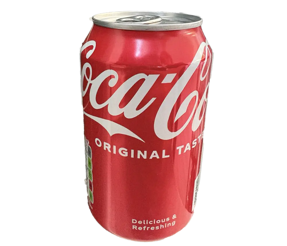 A can of coca cola
